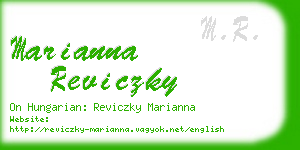 marianna reviczky business card